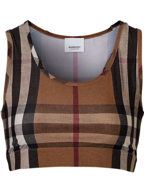 cropped burberry|burberry tank tops women's.